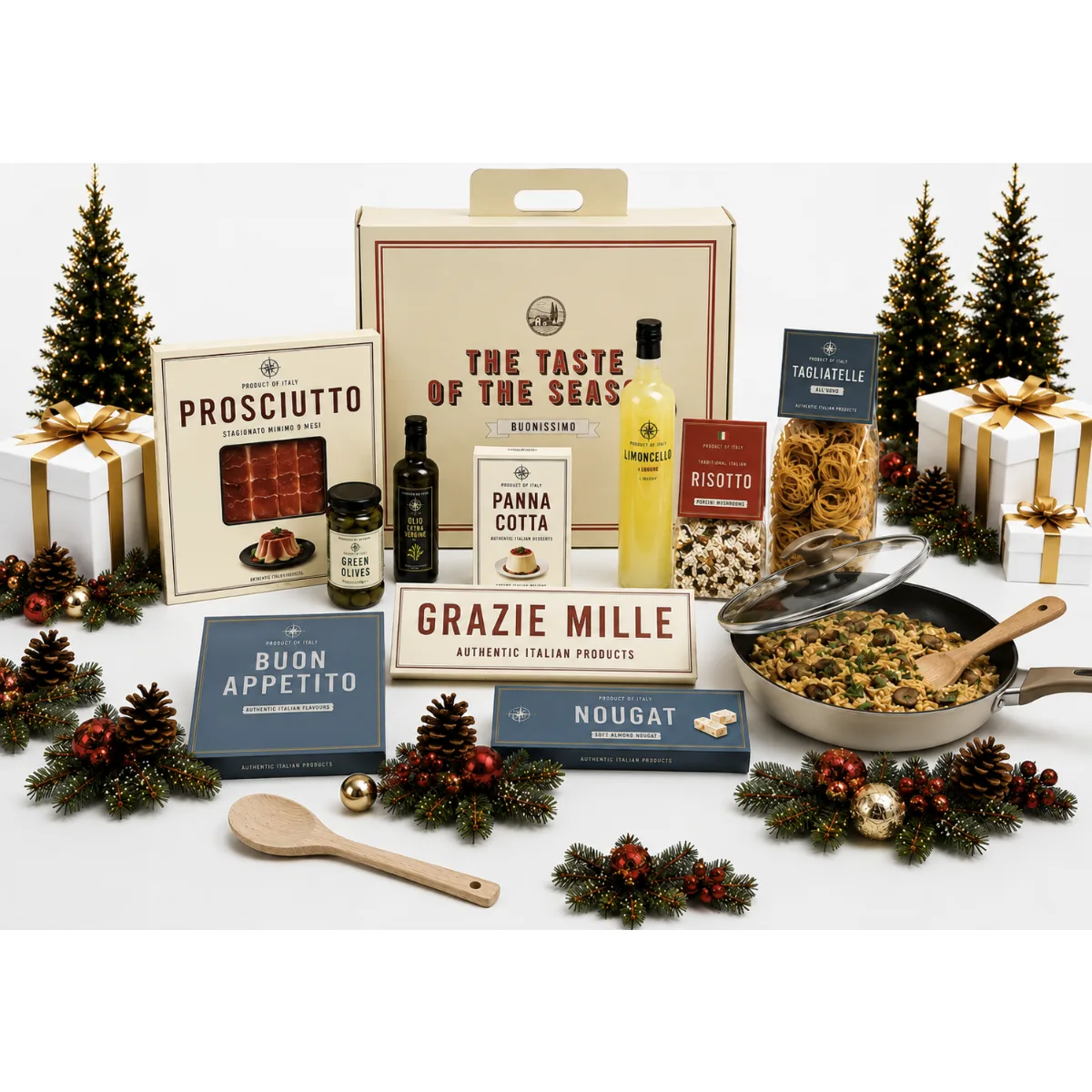 Kerstpakket La Dolce Tavola, Taste, Share & Enjoy