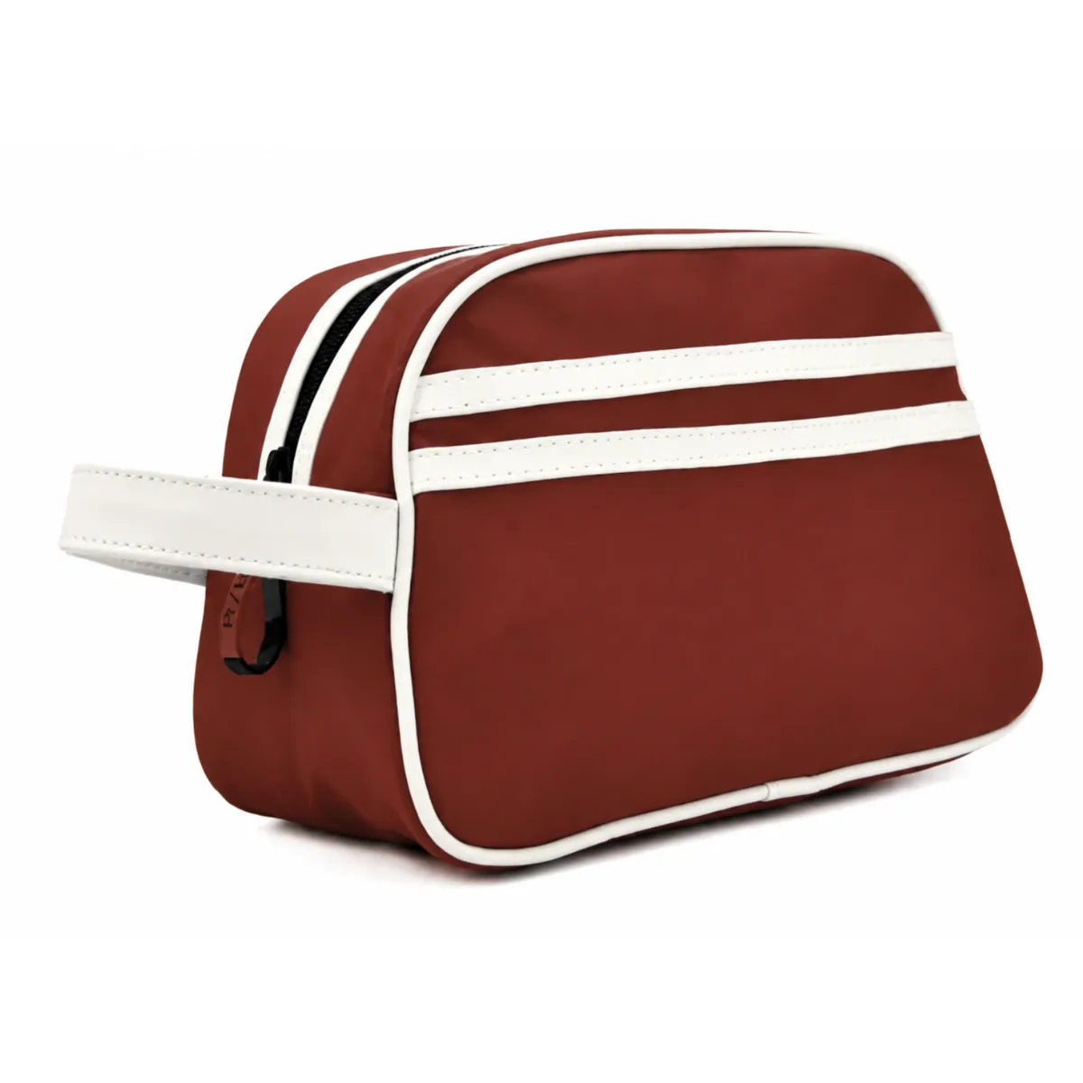 Retro Toilettas Rood – Stijlvol Kerstpakket Cadeau. Rode retro toilettas met vintage design voor in een zelf samen te stellen kerstpakket.