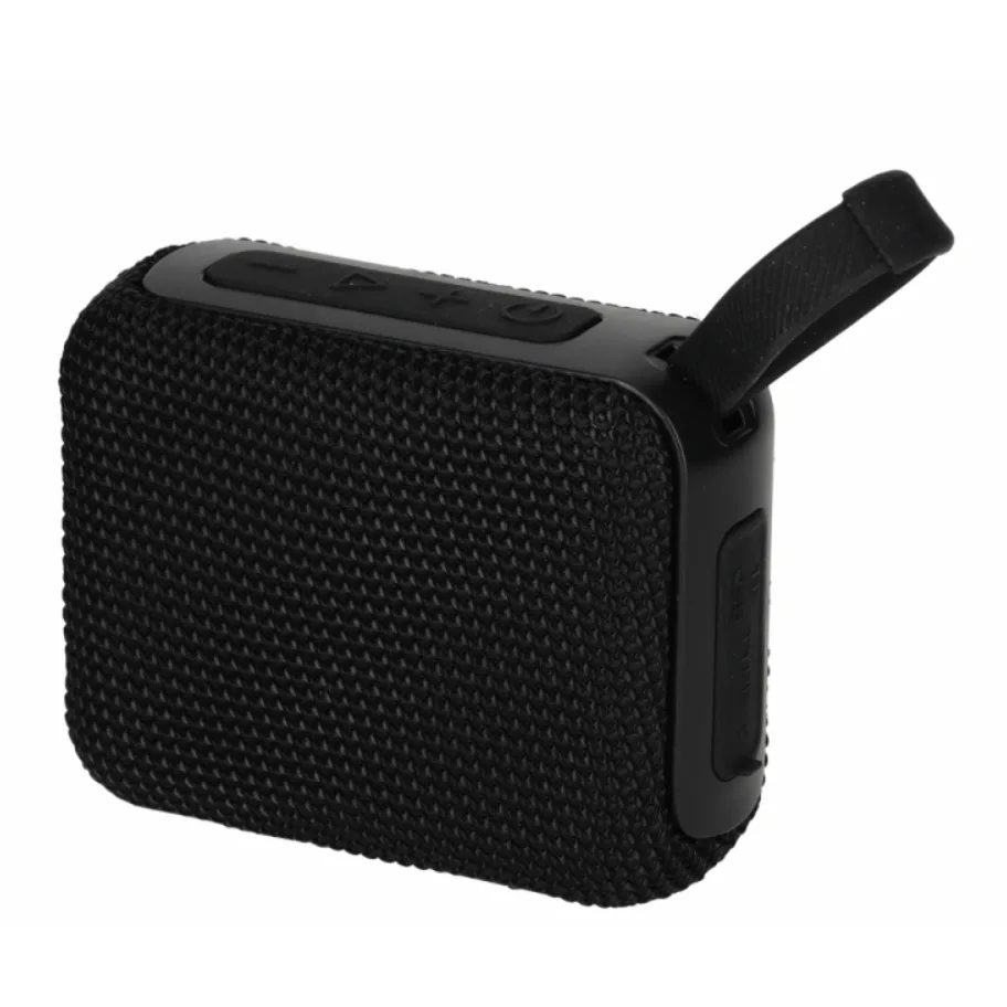 Pocket Speaker Box Zwart/ Taupe, Compacte Bluetooth Speaker, ideaal als zakelijk relatiegeschenk.